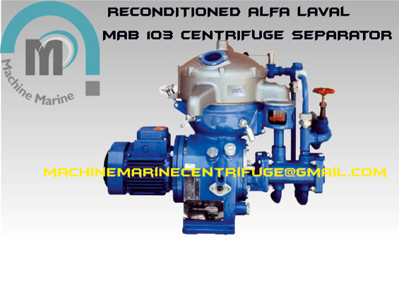 Alfa Laval MAB 103 Oil Purifier Centrifuge Separator 