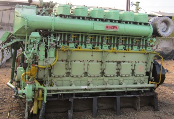Niigata 6L 25 CX Engine with STD. Crankshaft for sale