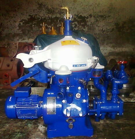 Reconditioned Alfa Laval solid bowl MAB-205 Oil separator, oil purifier