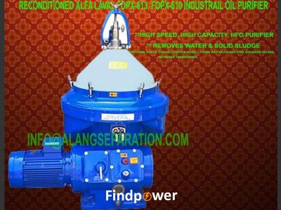 For Sale: Alfa Laval oil purifier, separator, centrifuge FOPX-609, FOPX-610, FOPX-613