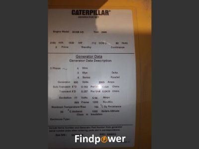 For Sale: CATERPILLAR D 3516 B-HD OFFSHORE DRILLING GENSET X 5