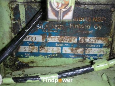WARTSILA 4L20 DIESEL GENSETS & SPARE PARTS