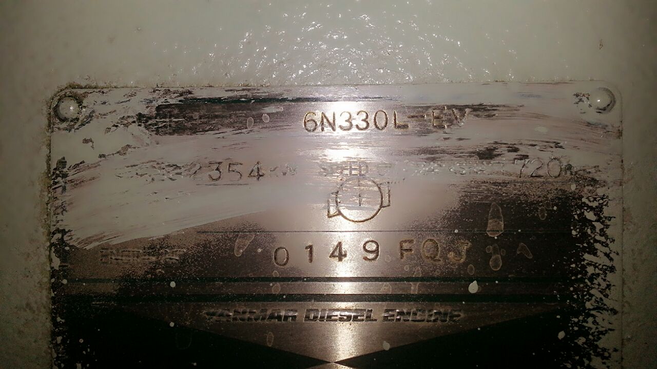 YANMAR 6N 330L-EV COMPLETE ENGINE  